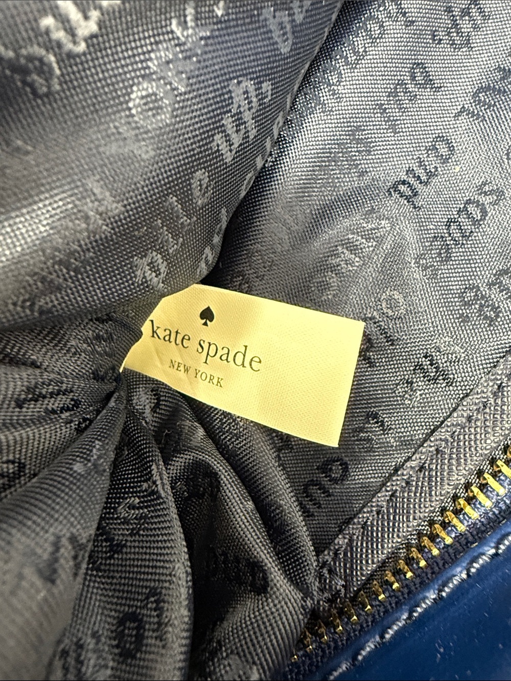 Kate Spade Going Places Francis Map Travel Tote sequin bling Navy Pink Large - Picture 6 of 12
